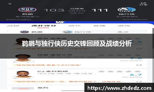 鹈鹕与独行侠历史交锋回顾及战绩分析